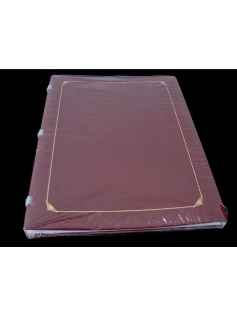 Creative Memories 12x15 Open Spine Album Sterling Burgundy Big Book, With pages